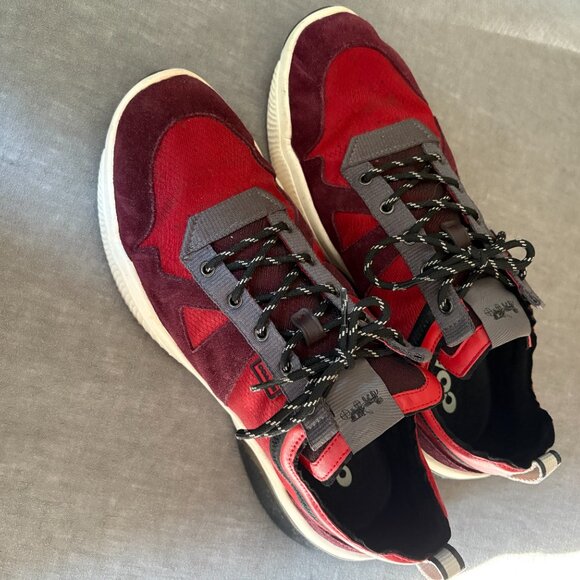 Coach Citysole Runner Shoes G4939 Colorblock Red/White/Black Men's Size 13 - Picture 5 of 10